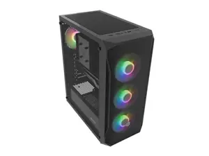 FURY SHOBO SH4F RGB MIDI BOKŠTAS SU LANGU JUODAS