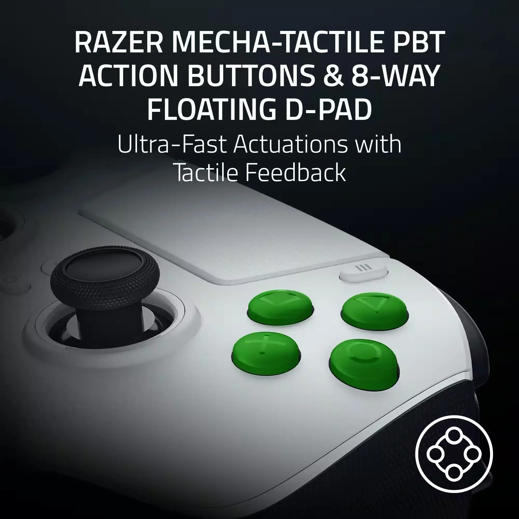 Razer Wireless Esports Controller for PlayStation 5 and PC | Raiju V3 Pro | White