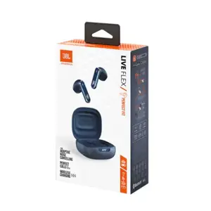 JBL belaidės ausinės "Live Flex", mėlynos