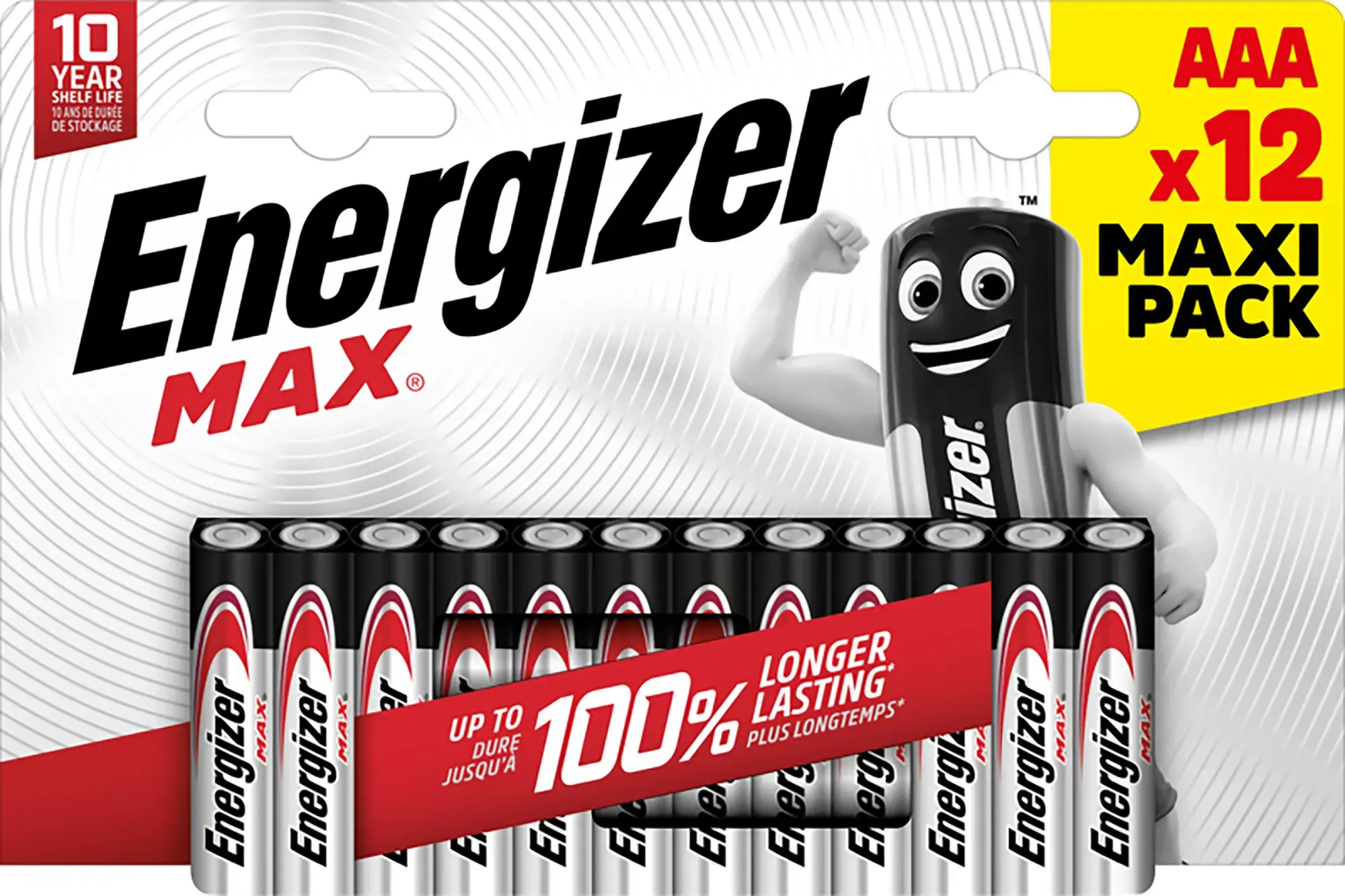 Energizer battery Max Alkaline AAA DHP12