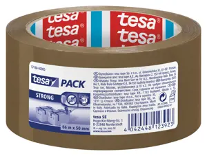 Tyli pakavimo juosta TESA PACK  Strong, stipri, 50mm x 66m, ruda