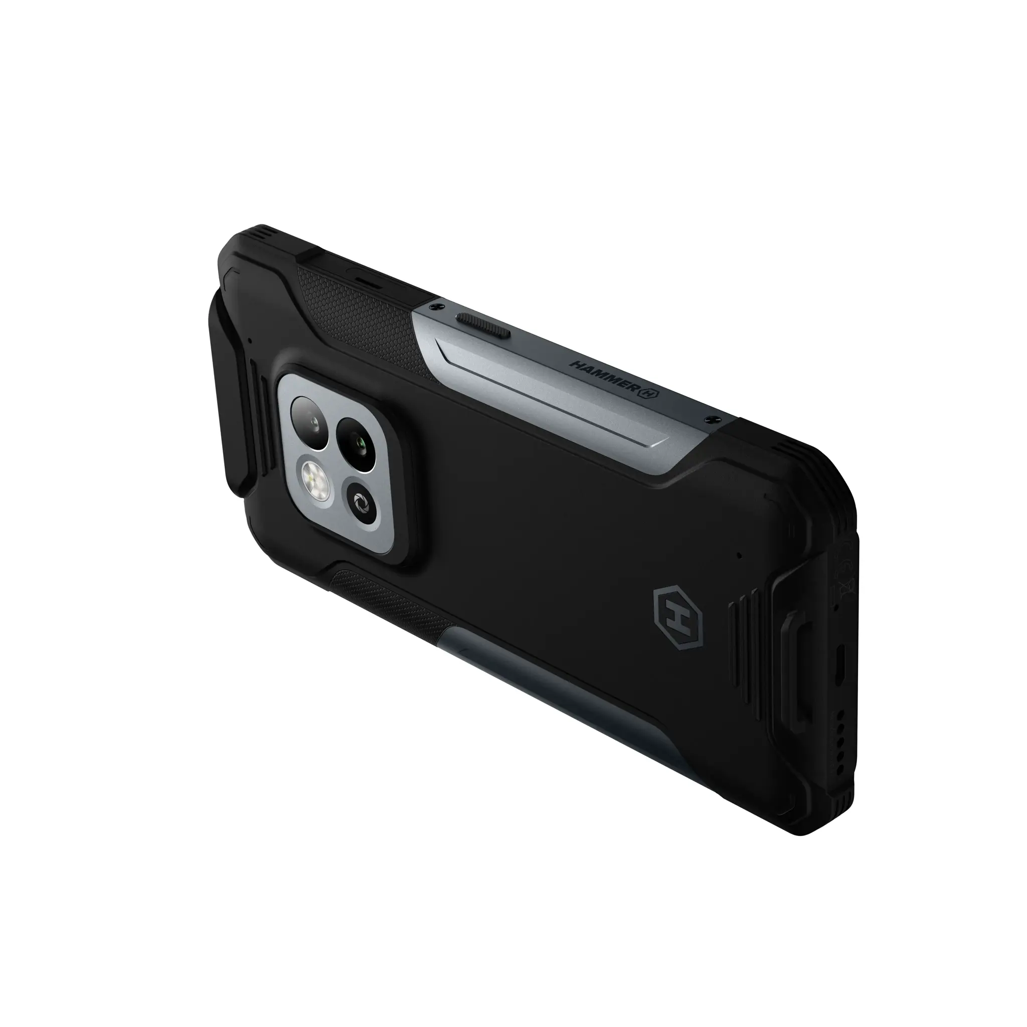 Mobilusis telefonas Hammer Construction, 128 GB, Sidabrinė