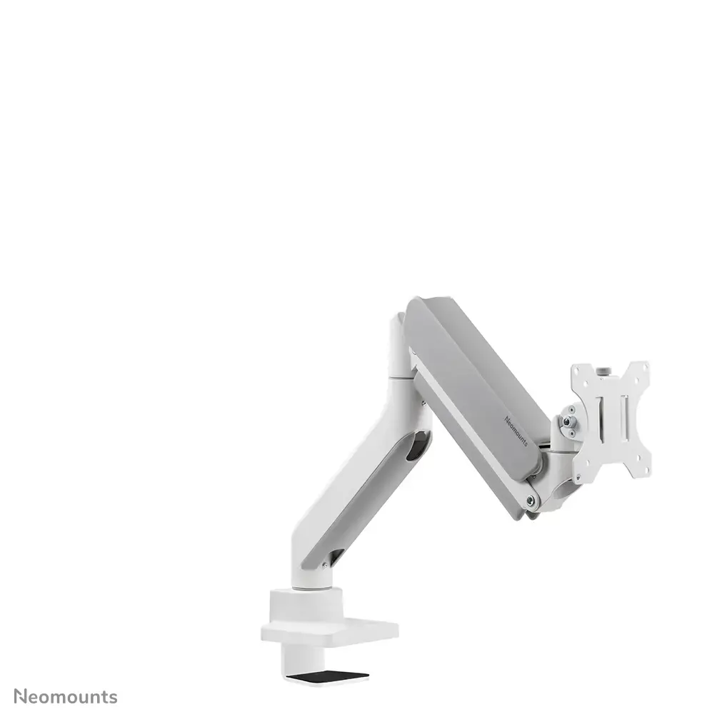 "Neomounts by Newstar" monitoriaus laikiklis ant stalo, tvirtinimas per laikiklį / varžtą, 15 kg, 43,2 cm (17"), 106,7 cm (42"), 100 x 100 mm, baltas
