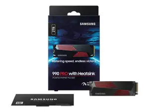 SSD diskas Samsung 990 PRO with Heatsink 2 TB, M.2, PCI Express 4.0