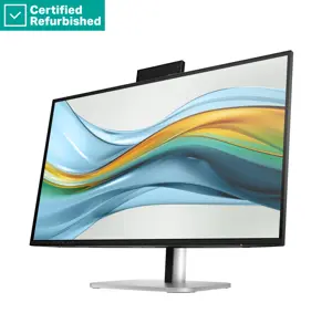 RENEW GOLD HP 527pm Series 5 Pro QHD Conferencing Monitor - 27" 2560x1440 QHD 350-nit 100Hz AG, IPS, USB-C(100W/15W)/HDMI/DP Daisy-Chain, 3x USB-A, speakers, webcam, RJ-45 LAN, height adjust/tilt/swivel/pivot, 1 years (replaces E27m)