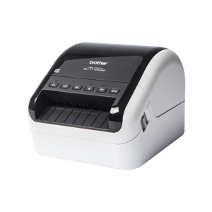 Brother QL-1110NWB, DK, tiesioginio terminio spausdinimo, 300 x 300 DPI, 110 mm/s, laidinis ir belaidis, juodas, baltas
