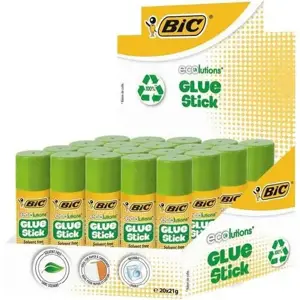 Bic pieštukiniai klijai Glustic 21 g, pakuotėje 20 vnt. 8923452