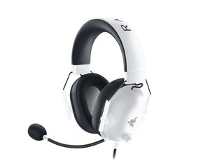 "Razer" žaidimų ausinės "BlackShark V2 X" su integruotu mikrofonu, baltos spalvos, laidinės