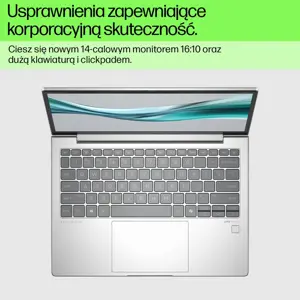 HP EliteBook 640 G11 Intel Core Ultra 5 135U Laptop 35.6 cm (14") WUXGA 16 GB DDR5-SDRAM 512 GB SSD Wi-Fi 6E (802.11ax) Windows 11 Pro AI PC Silver