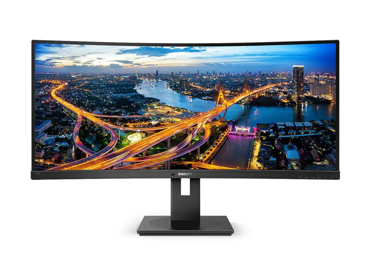 Monitorius Philips B Line 345B1C/00, 86.4 cm (34"), 3440 x 1440 pixels, Quad HD, LCD, 4 ms, Black
