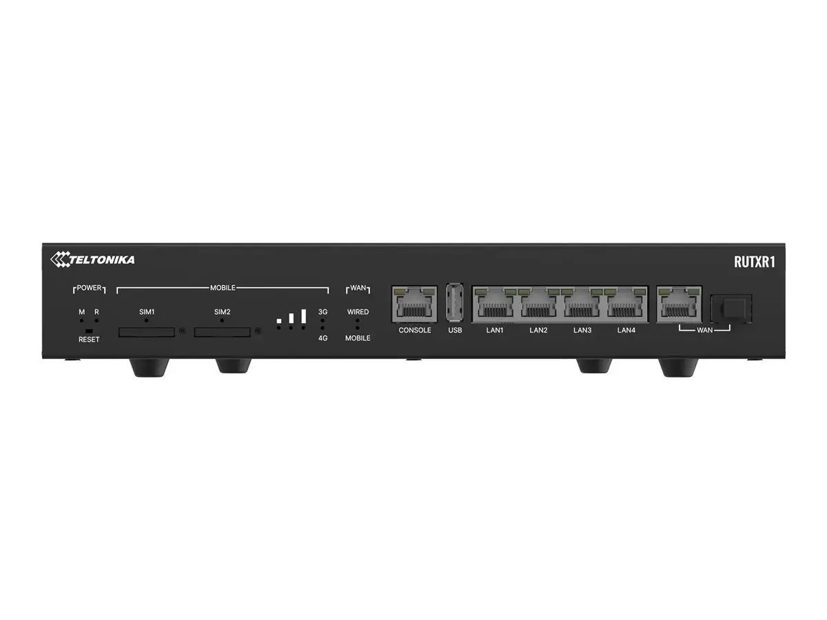 Teltonika RUTXR1 | Rack-mountable LTE Cat 6 Router | 802.11ac | Ethernet LAN (RJ-45) ports 5 | 10/100/1000 Mbit/s | Mesh Support No | 4G | MU-MiMO Yes