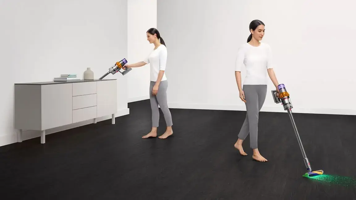 Dyson V15s Detect Submarine 2-in-1 stick vacuum Battery Dry&wet Bagless 0.77 L Nickel, Yellow