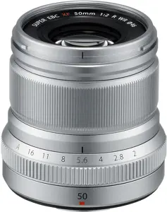 FUJIFILM FUJINON XF 50mm F2 R WR (sidabrinis)