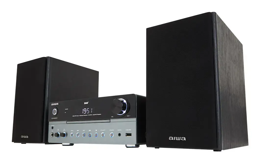 Aiwa MSBTU-700DAB home audio system Home audio micro system 25 W Arctic blue, Black