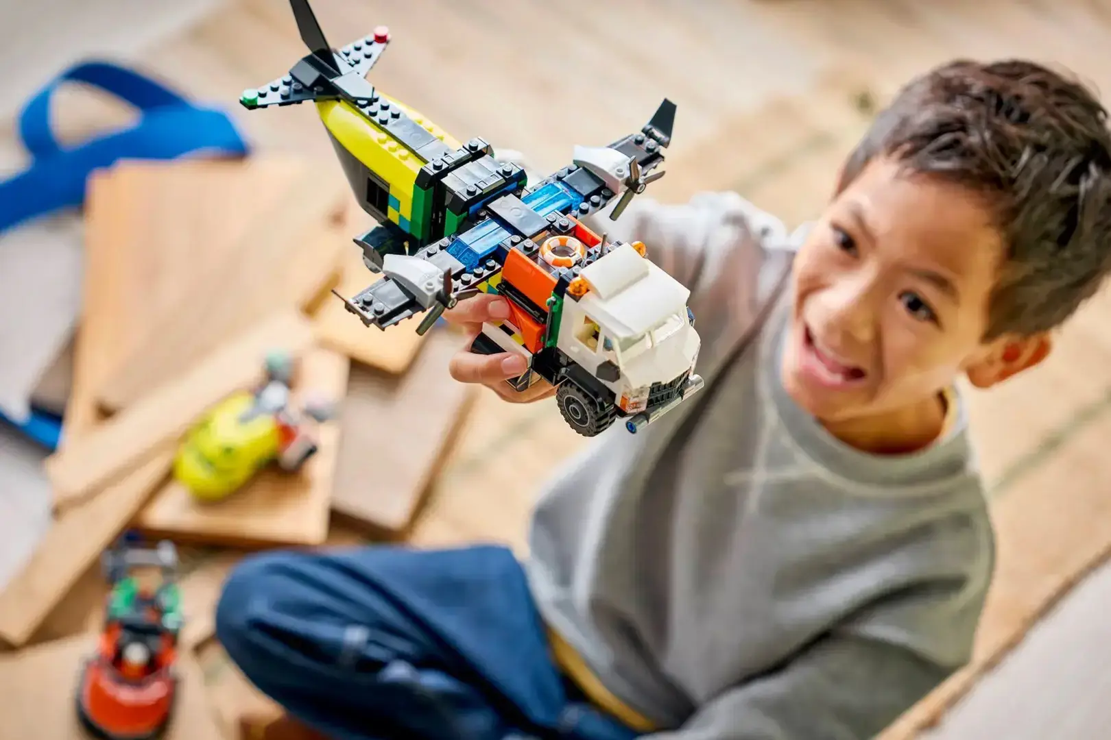 LEGO CITY 60505 Airplane, Service Truck and Hovercraft Rem