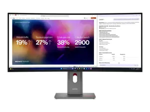 Lenovo ThinkVision P40WD-40 39.7/5120x2160/21:9/400 nits/DP/HDMI/3Y Warranty | Lenovo