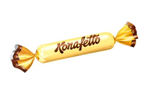 Saldainiai ROSHEN Konafetto, su pieninu kremu, 1 kg