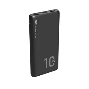 Silicon Power QP15, 10000 mAh, ličio polimeras (LiPo), greitasis įkrovimas 3.0, 18 W, juodas