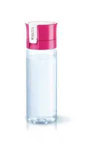 "Brita Fill&Go" rožinis filtravimo buteliukas + 4 filtrai
