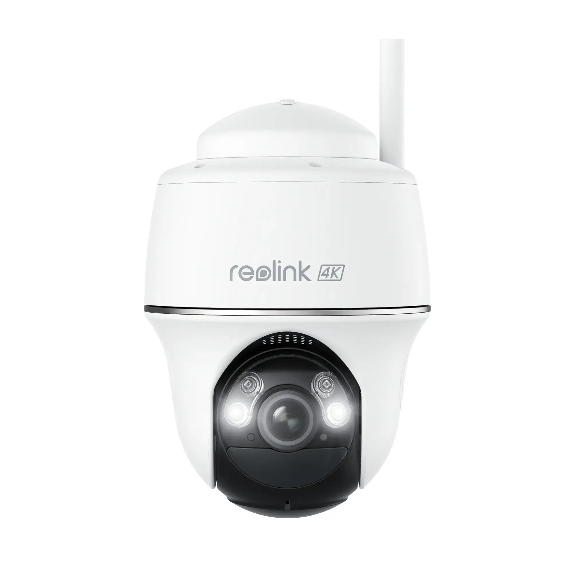 Reolink Argus Series B440 - 4K Outdoor Battery Camera, Pan & Tilt, Person/Vehicle/Animal Detection, Color Night Vision, IP security camera, Indoor & outdoor, Wireless, Ceiling, White, Dome