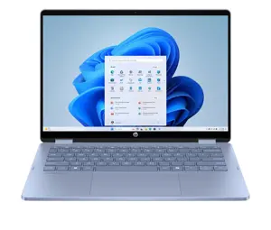 HP OmniBook 5 Flip 14-fp0004nw Intel Core 5 120U 2-in-1 Laptop 35.6 cm (14") 2K Touchscreen 16 GB LPDDR5 SDRAM 512 GB SSD Wi-Fi 6 (802.11ax) Windows 11 Home Blue