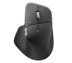 Logitech MX Master 4 Belaidė pelė RF Wireless + Bluetooth, 8000 DPI, Graphite