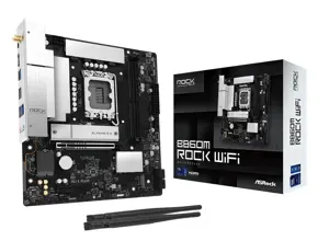 Mainboard ASROCK Intel B860 LGA 1851 (Socket V1) micro ATX RAM DDR5-SDRAM 2xSlots Wi-Fi Yes Bluetoo…