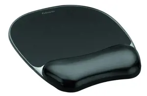 "Fellowes" 9112101, juoda, vienspalvė, gelis, plastikas, riešo atrama