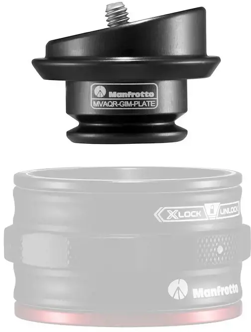 "Manfrotto" greito atlaisvinimo plokštelė MVAQR-GIM-PLATE Qr GimBoom