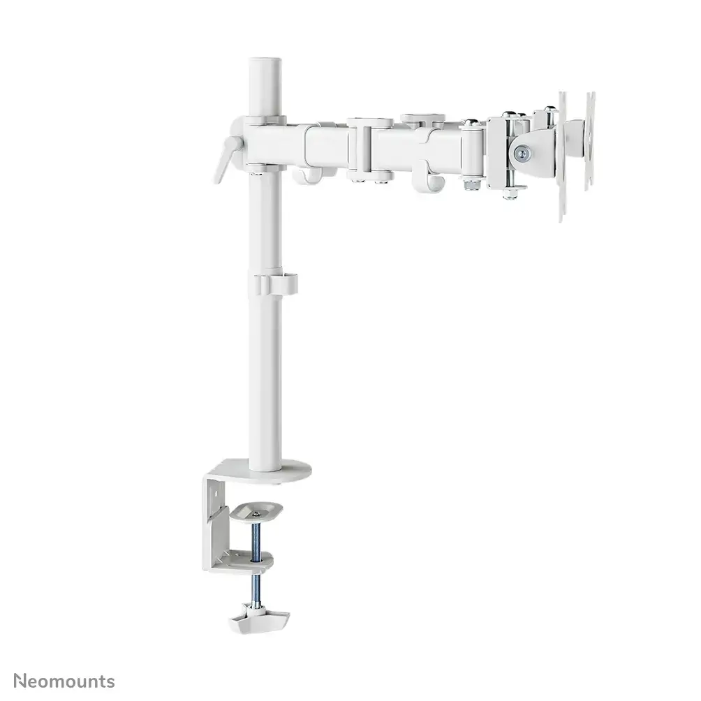 "Neomounts by Newstar" Pasirinkite "Neomounts" monitoriaus laikiklį ant stalo, tvirtinimas per laikiklį, 8 kg, 25,4 cm (10"), 68,6 cm (27"), 100 x 100 mm, baltas