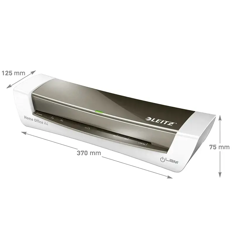 "Leitz iLAM Laminatorius Home Office", A4, 23 cm, karštas laminatorius, 3 min, 310 mm/min, 0,4 mm, A4