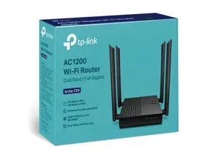 TP-LINK Archer C64 AC1200 dviejų juostų "Wi-Fi" maršrutizatorius