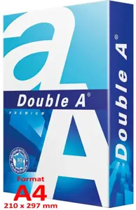 Biuro popierius Double A Premium, A4, 80g/m², 500 lapų