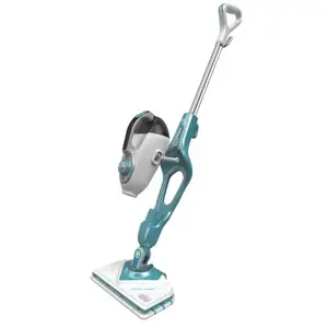 "Black & Decker" BHSM1610DSM Nešiojamasis garų valytuvas 0,5 l 1600 W Aqua spalva, baltas