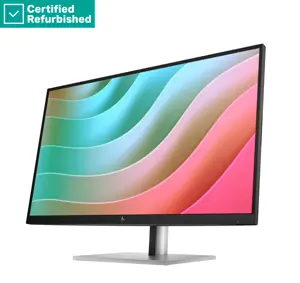 RENEW SILVER HP E27k G5 4K Charging Monitor - 27" 3840x2160 UHD 350-nit 60Hz AG, IPS, USB-C(65W)/USB-C(15W)/HDMI/DisplayPort, 3x USB-A, speakers, RJ-45 LAN, height adjustable/tilt/swivel/pivot, 1 years