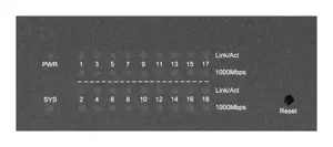 "TP-Link JetStream" 16 prievadų "Gigabit Smart" komutatorius su 2 SFP lizdais, valdomas, L2/L2+, Gigabit Ethernet (10/100/1000), montuojamas į 1U stovą