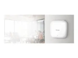 D-Link DAP-X2810 AX1800 Wi-Fi 6 dviejų dažnių PoE prieigos taškas, 1800 Mbit/s, 575 Mbit/s, 1200 Mbit/s, 10,100,1000 Mbit/s, 2,4/5 GHz, IEEE 802.11a, IEEE 802.11ac, IEEE 802.11ax, IEEE 802.11b, IEEE 802.11g, IEEE 802.11n, IEEE 802.11g, IEEE 802.11n, IEEE...