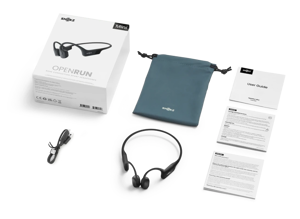 SHOKZ Openrun Mini, Wireless, Sports, 20 - 20000 Hz, 26 g, Headset, Black