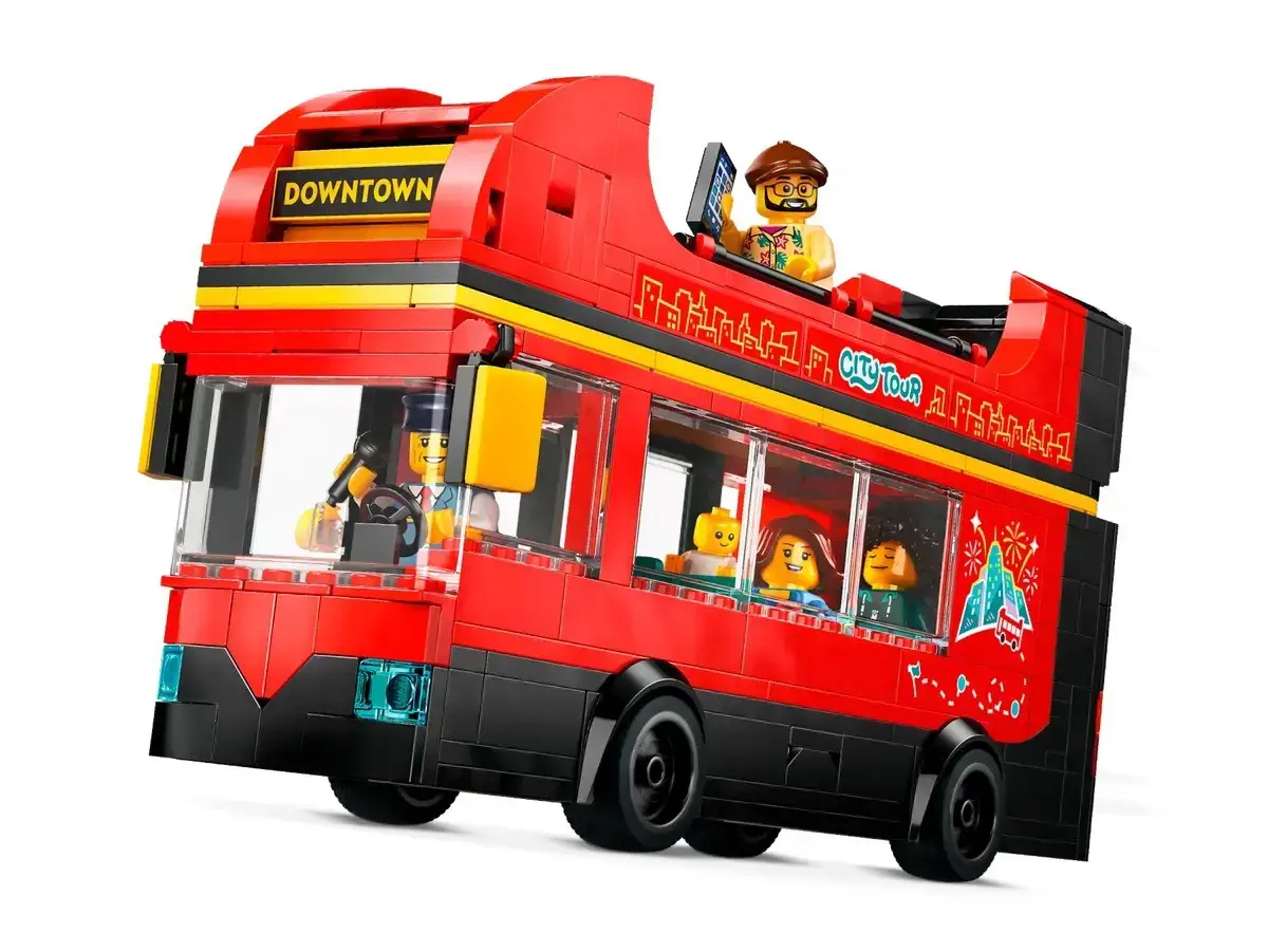 LEGO CITY 60407 Red Double-Decker Sightseeing Bus