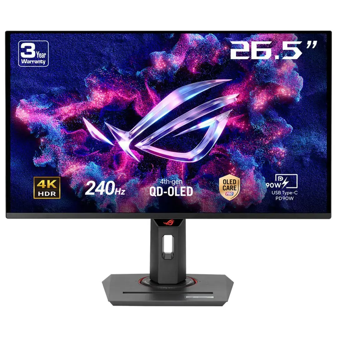 Monitor ASUS 26.5 " 3840 x 2160 pixels 4K Ultra HD Native aspect ratio 16:9 QD-OLED Flat 90LM0B20-B01971