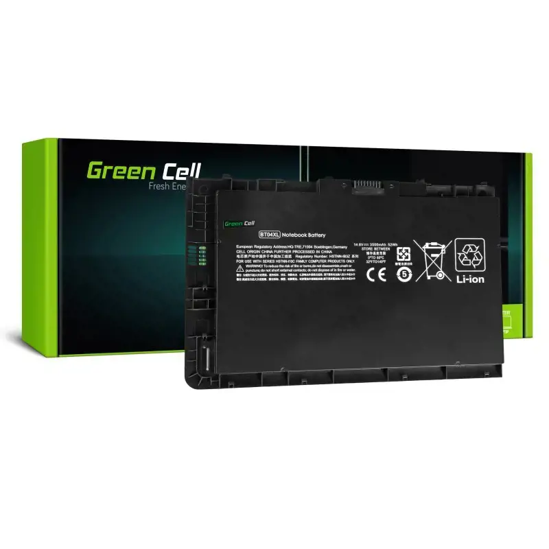 GREENCELL HP119 baterija su žaliaisiais elementais BA06XL BT04XL, skirta HP EliteBook Folio 9470m 9480m