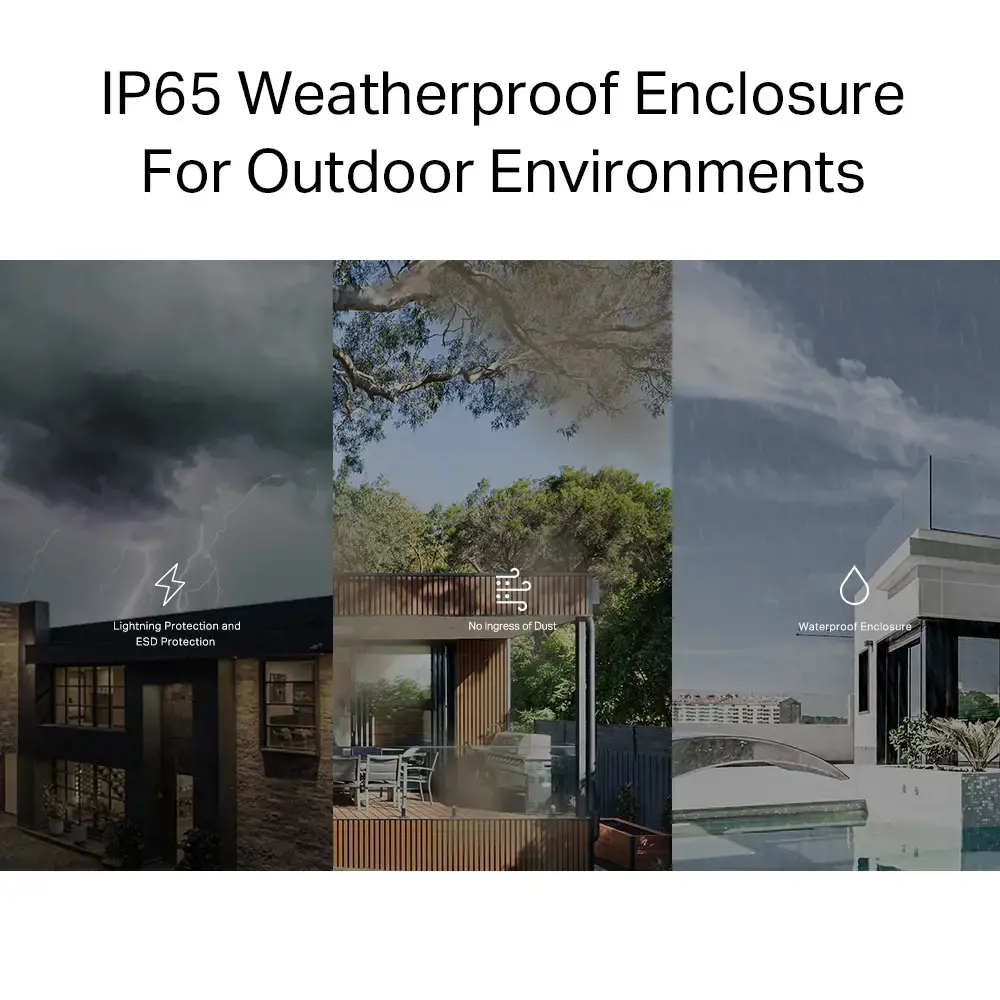 TP-Link AX3000 Outdoor / Indoor Whole Home Mesh WiFi 6 Unit, White, Internal, Mesh system, 230 m², -30 - 60 °C, -40 - 70 °C