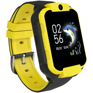 CANYON Cindy KW-41, 1,69'' IPS spalvotas ekranas 240*280, ASR3603C, Nano SIM kortelė, 192+128MB, GSM(B3/B8), LTE(B1.2.3.5.7.8.20) 680 mAh baterija, integruota TF kortelė: 512MB, geltona, šeimininkas: 53,3*42,3*14,5 mm, dirželis: 230*20 mm, 36 g