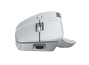 Logitech MX Master 4 for MAC Belaidė pelė RF Wireless + Bluetooth, 8000 DPI, White Silver