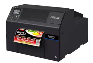 ColorWorks D6500 dye ink, peeler, disp., USB, Ethernet, black