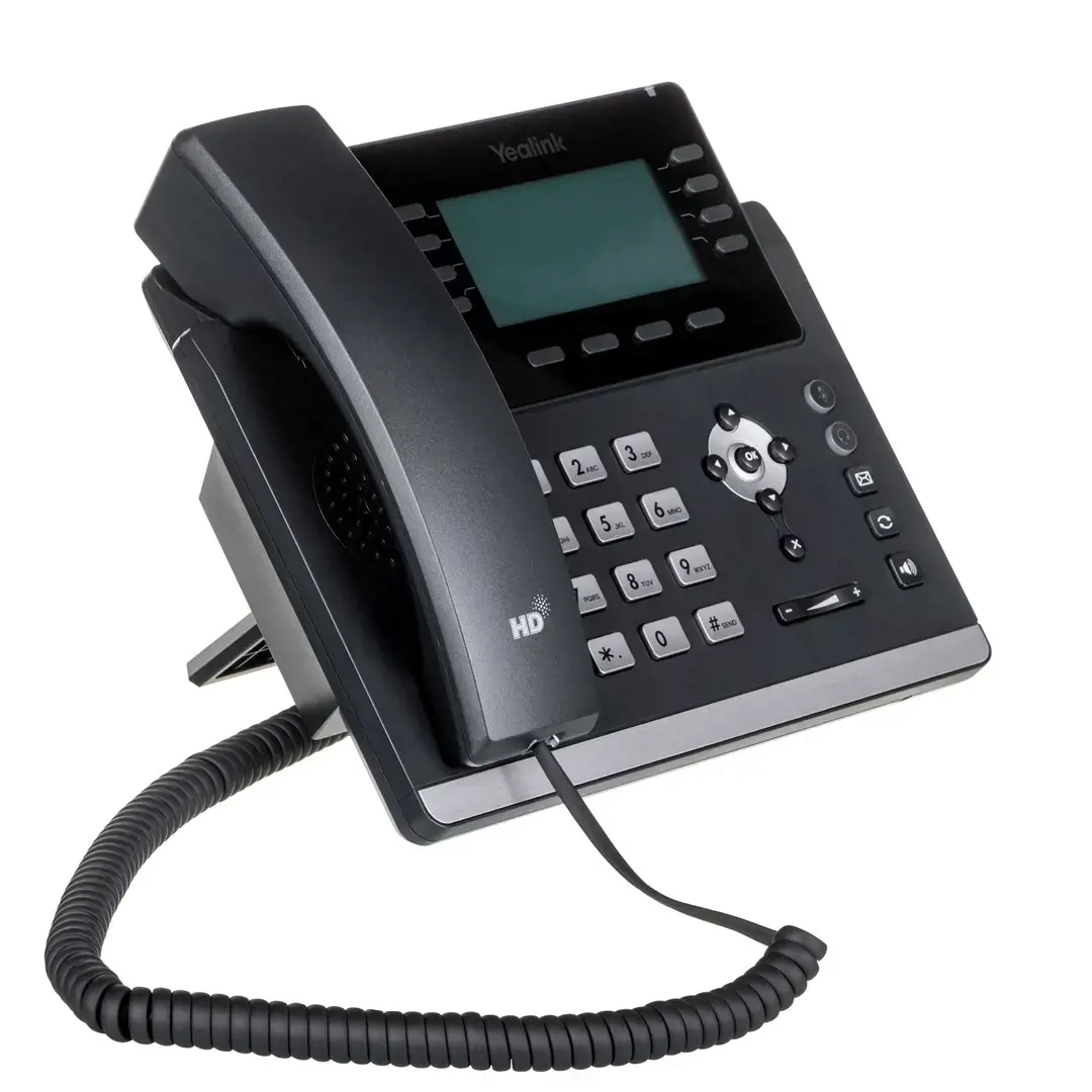 Yealink SIP-T43U, IP Phone, Grey, Wired handset, Desk/Wall, In-band, Out-of band, SIP info, 12 lines