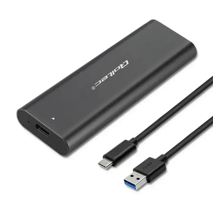 QOLTEC 50312 M.2 SATA SSD / NVME / C tipo USB korpusas