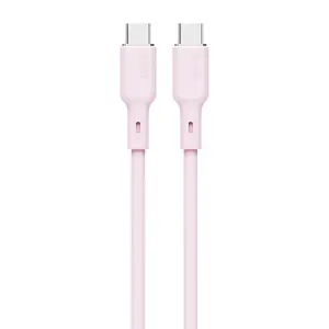 USB-C to USB-C Cable Aukey CB-SCC102, 100W, 1.8m (pink)