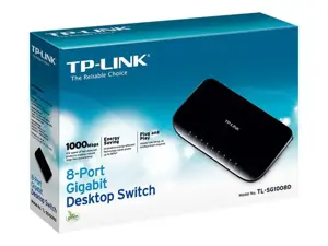 TP-LINK 8 prievadų gigabitinis komutatorius