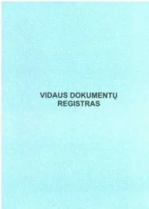 Vidaus dokumentų registracijos žurnalas, A4 (48)  0720-039